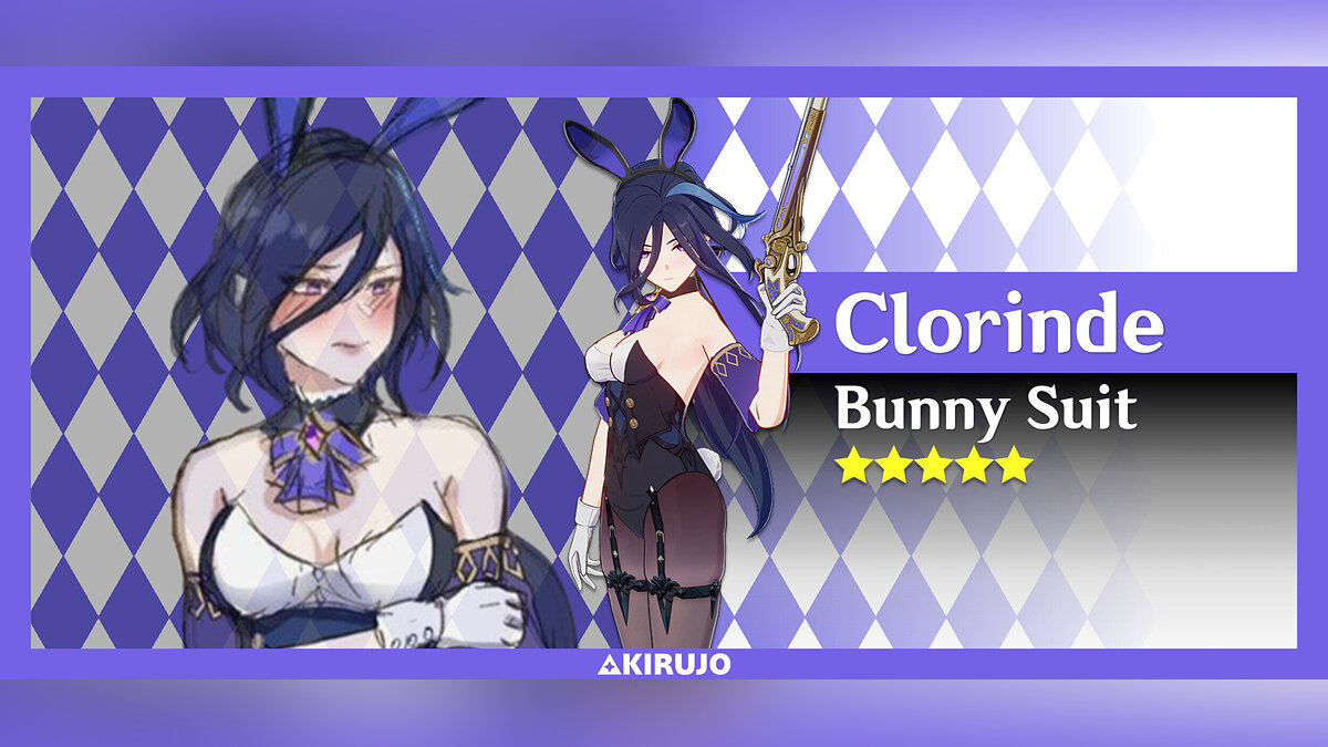 Genshin Impact — Clorinda in a bunny costume