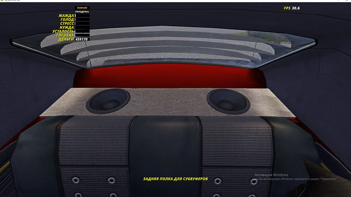 My Summer Car — Червона Satsuma AMP з обкладинки гри