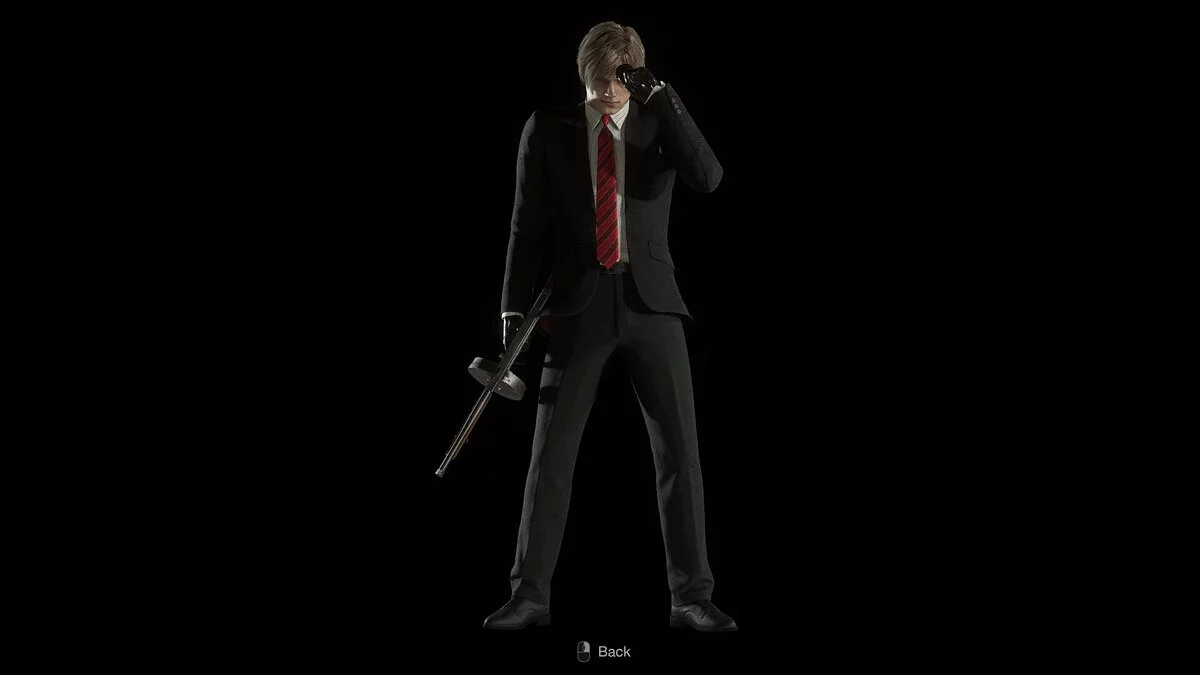 Resident Evil 4 Remake (2023) — Leon dressed as Hitman