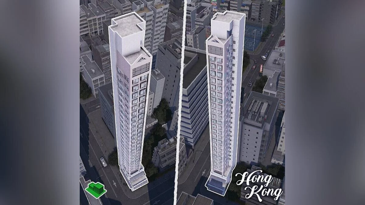 Cities: Skylines — Skyscraper from Hong Kong