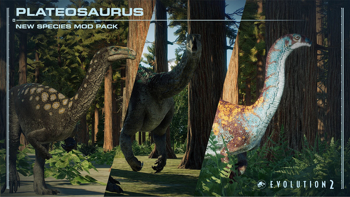 Jurassic World Evolution 2 — Plateosaurus (new species)