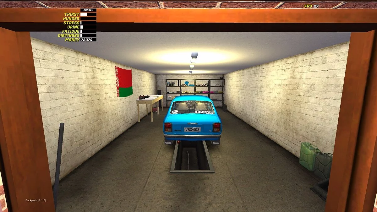 My Summer Car — Polustok Satsuma, 78.000 puntos