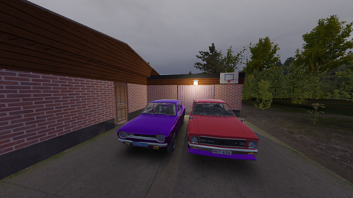 My Summer Car — Stock purple Satsuma, with subwoofer and goodies