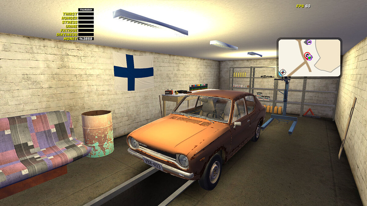 My Summer Car — Stock rusty Satsuma