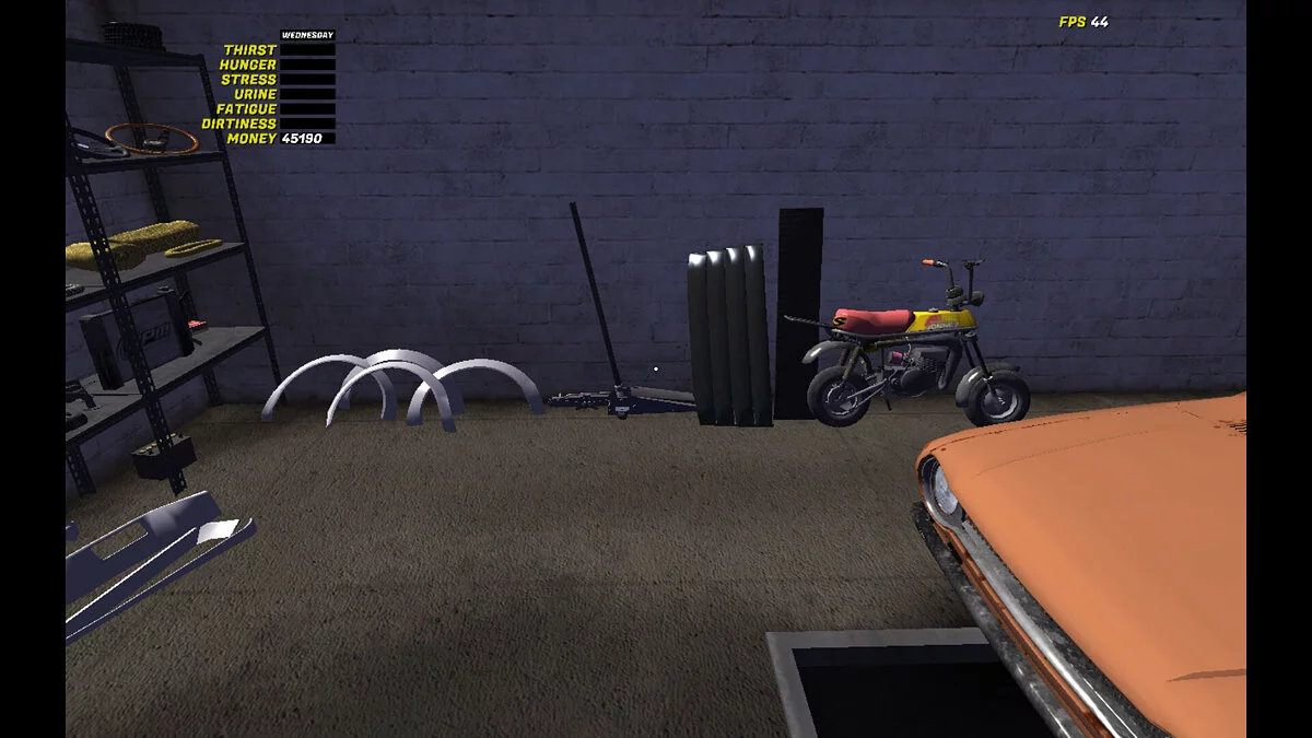 My Summer Car — Стоковая Satsuma с тюнингом, 45к марок, много еды и воды