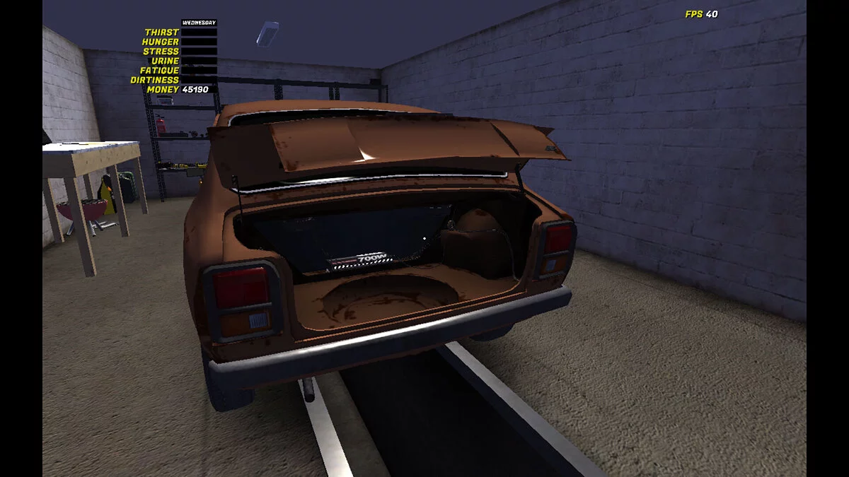 My Summer Car — Стоковая Satsuma с тюнингом, 45к марок, много еды и воды