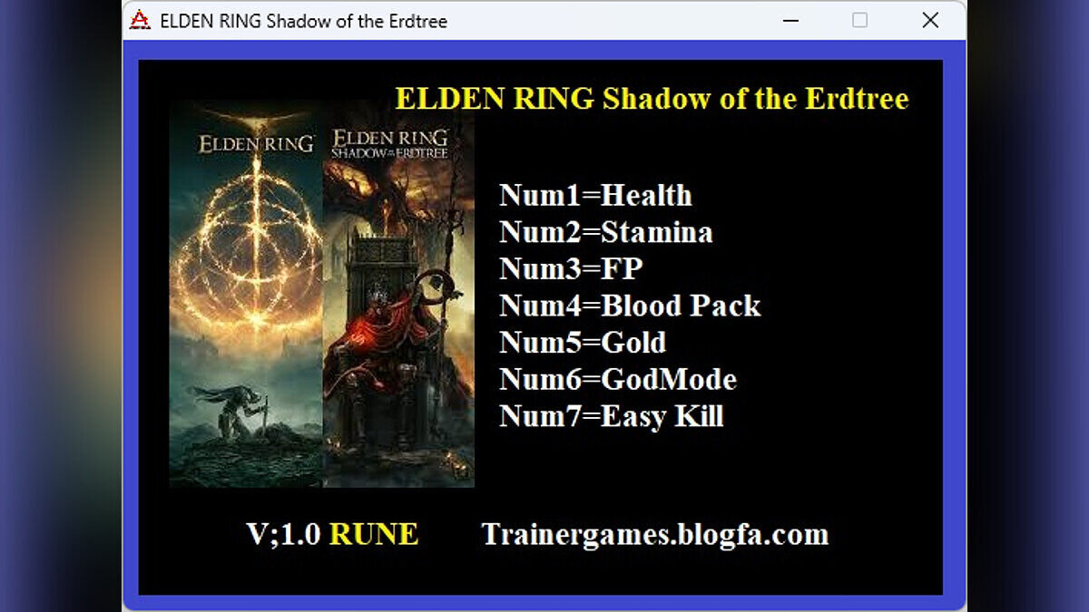 Elden Ring — Trainer (+7) [1.0]