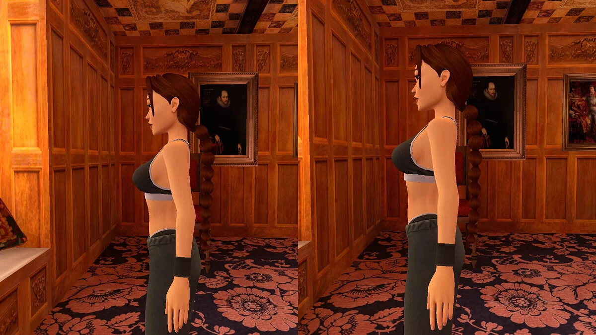 Tomb Raider 1-3 Remastered — Збільшення грудей