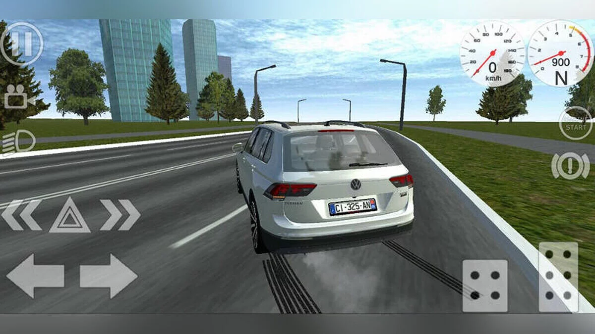 Simple Car Crash Physics Sim — Volkswagen Tiguan