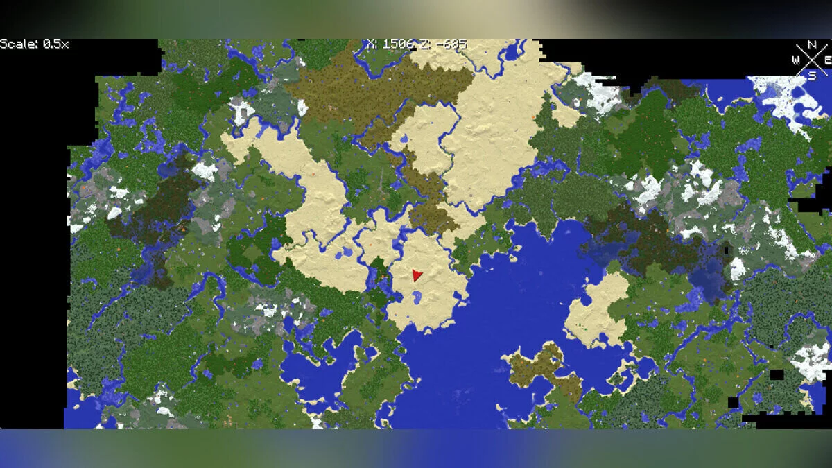 Minecraft — Mapa Mundial do Xaero [1.21] [1.20.6]