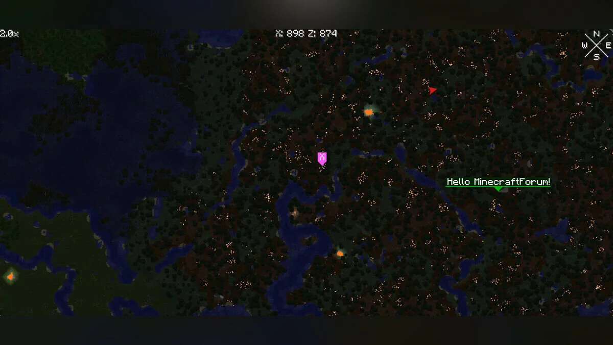 Minecraft — Mapa Mundial do Xaero [1.21] [1.20.6]