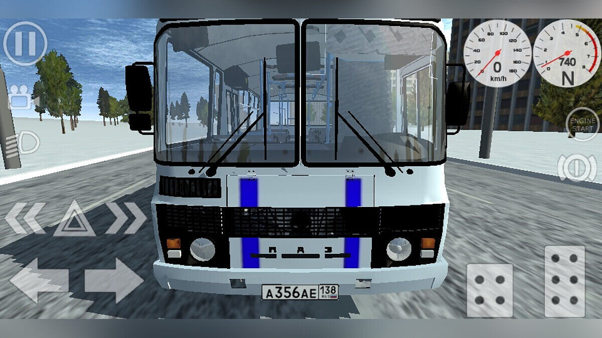 Simple Car Crash Physics Sim — Bus PAZ