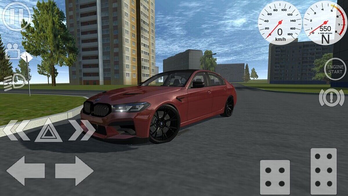 Simple Car Crash Physics Sim — BMW M5 LCI