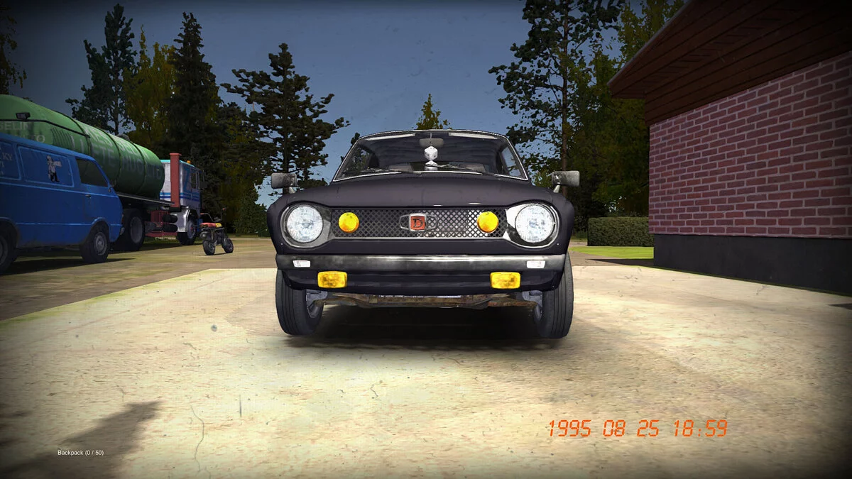 My Summer Car — Satsuma negro con motor usado de hasta 180 km/h