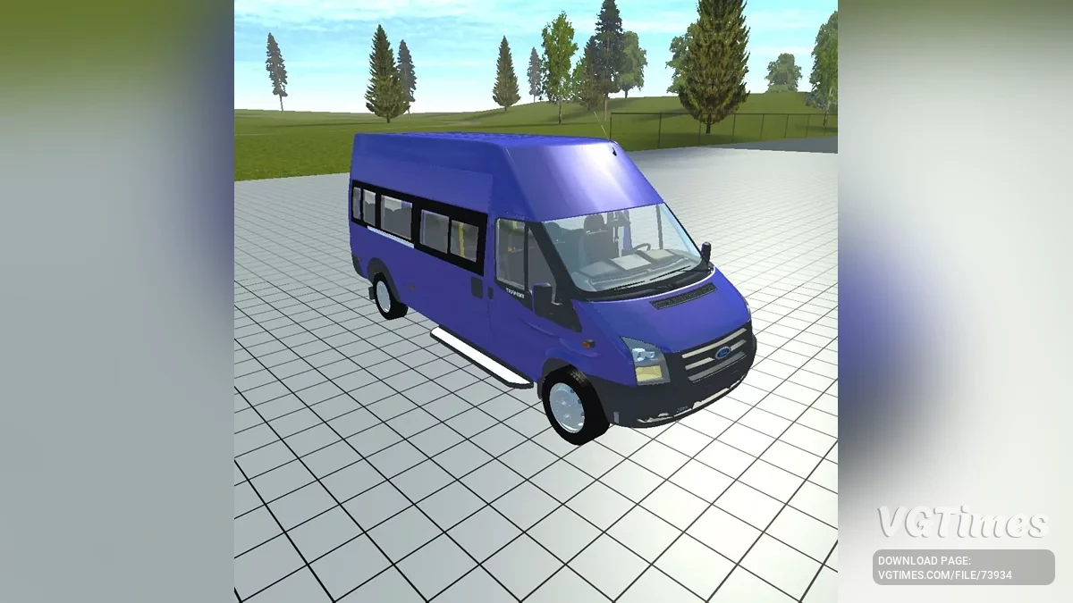 Simple Car Crash Physics Sim — Ford Transit