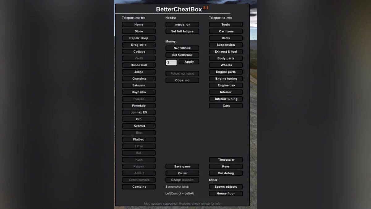 My Summer Car — FPS Booster — повышение FPS