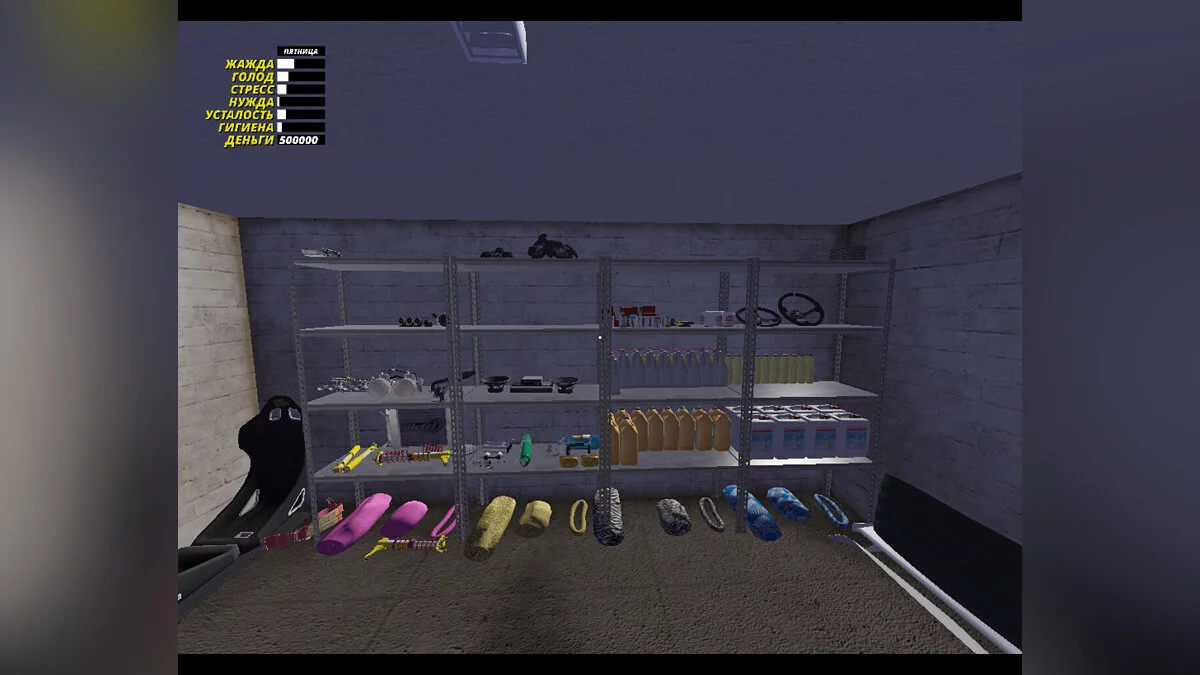 My Summer Car — Tam Stok Satsuma, Tüm Tuning Garajda ve Bolca Sarf Malzeme, 500k Mark