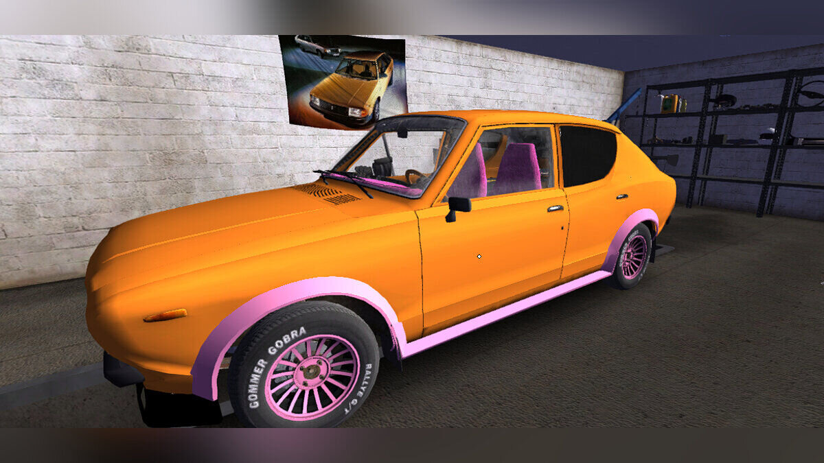 My Summer Car — Racing orange-pink Satsuma