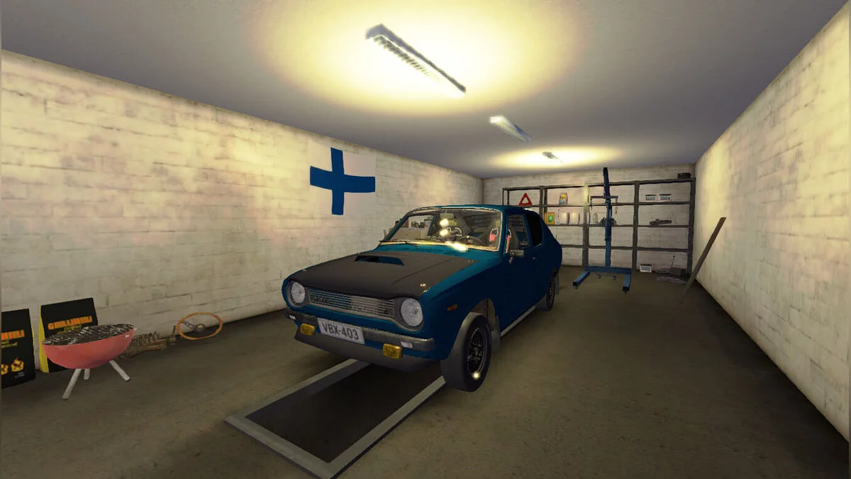 My Summer Car — Racing Satsuma, acceleration 200 km/h, 46 thousand marks