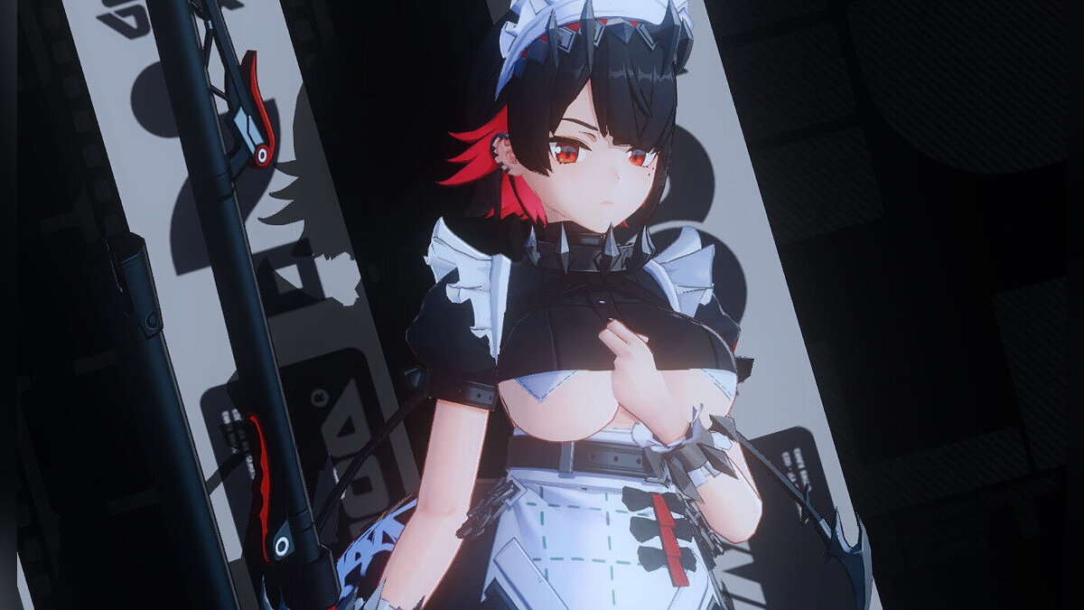 Zenless Zone Zero — Ellen in a revealing maid costume