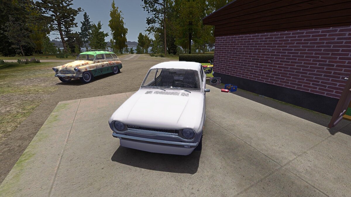 My Summer Car — Case with money, semi-stock Satsuma, there is a lot of beer, food and a case with money