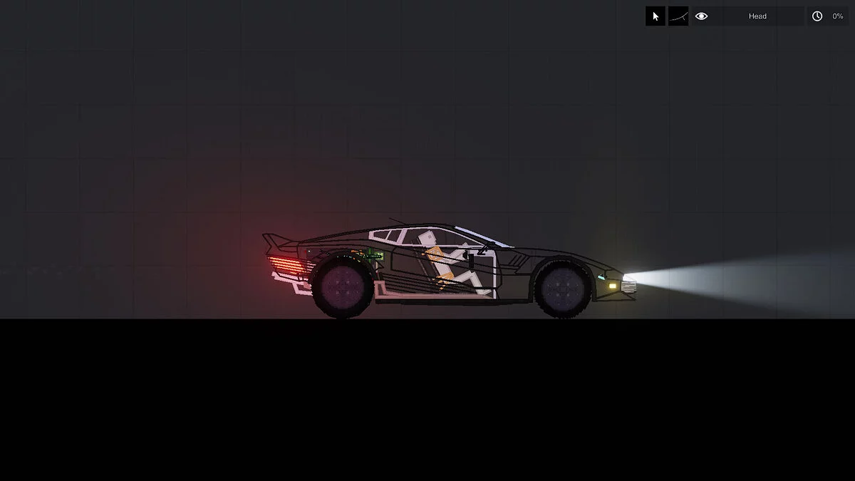 People Playground — Квадра Турбо-Р из игры Cyberpunk 2077