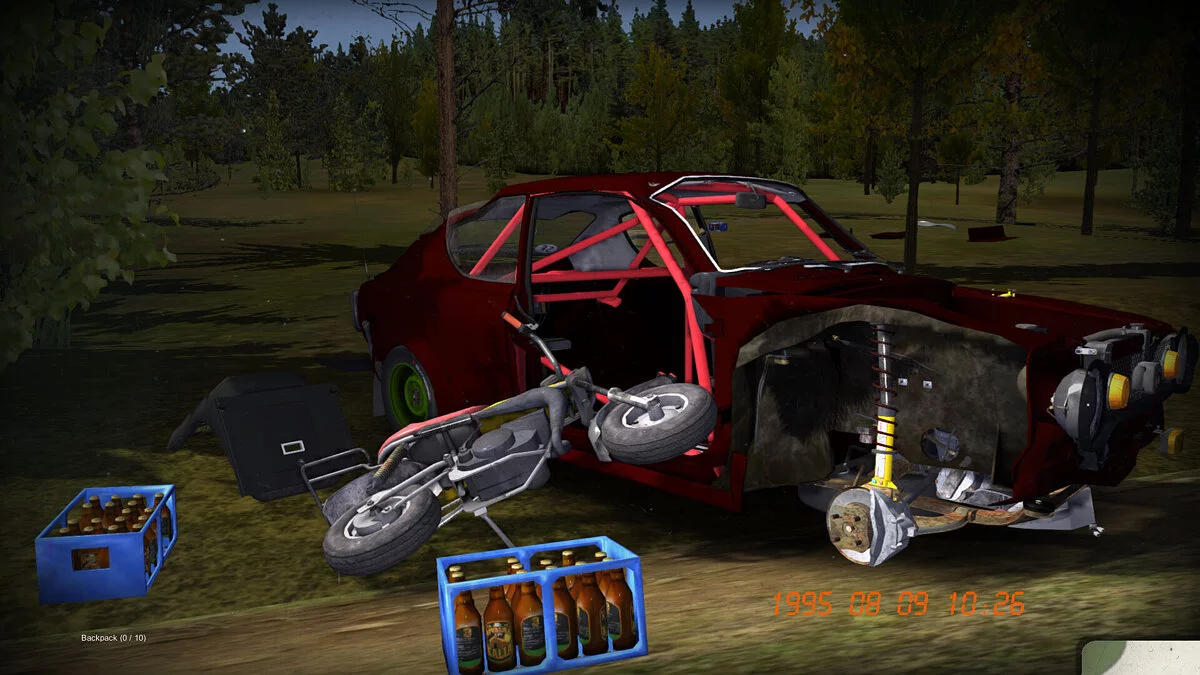 My Summer Car — Quest: Broken Satsuma during the chase