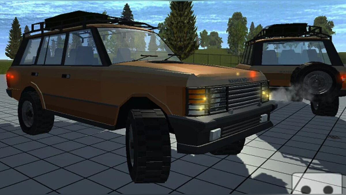 Simple Car Crash Physics Sim — Land Rover Range Rover 1988 - 1994