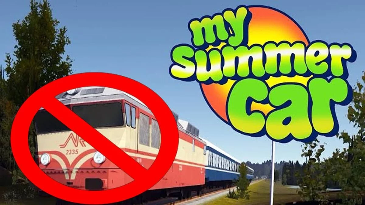 My Summer Car — Parada de trenes durante el mitin