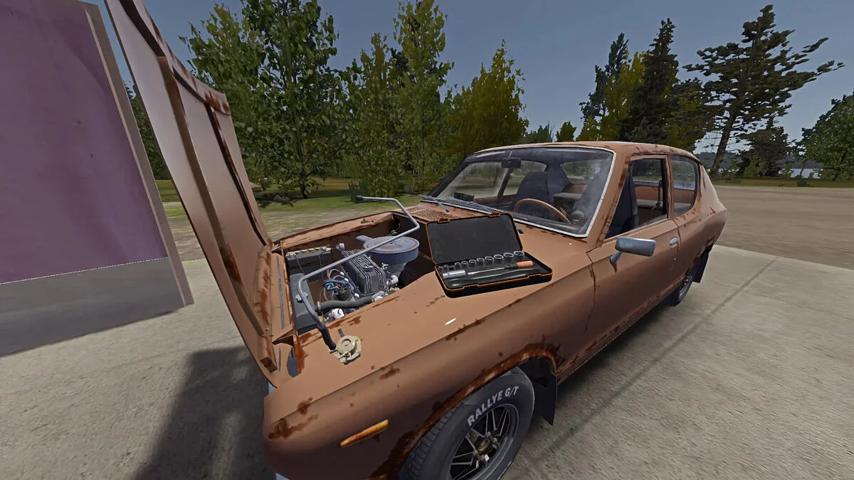 My Summer Car — Part Inspector - displaying wear of car parts