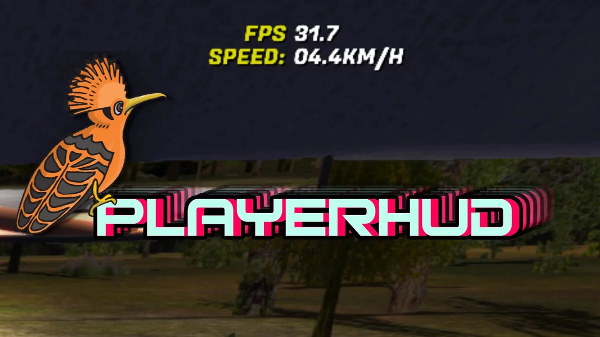 My Summer Car — PlayerHUD (velocímetro): muestra la velocidad del jugador