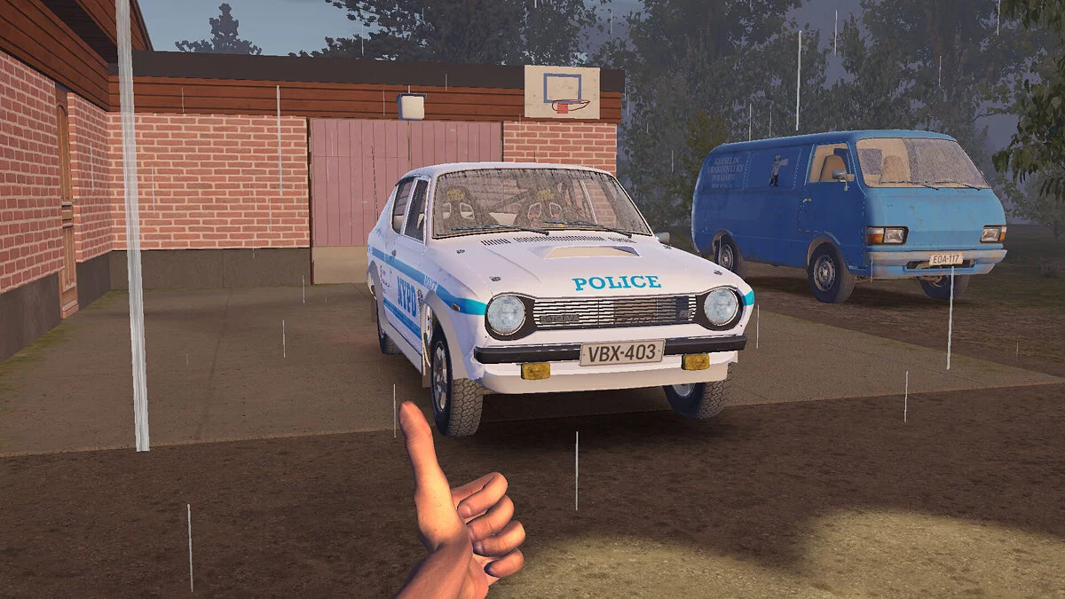 My Summer Car — Policía Satsuma, 950.000 kilómetros.