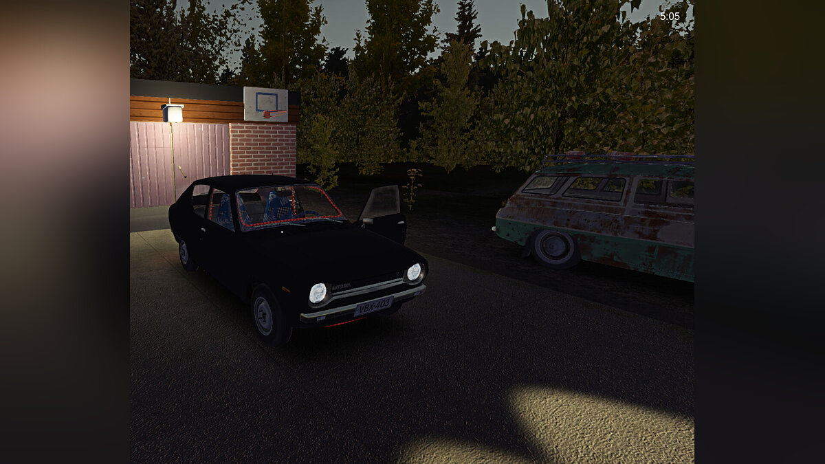 My Summer Car — Fully assembled Satsuma stock, van and station wagon near the house, 10kk marks