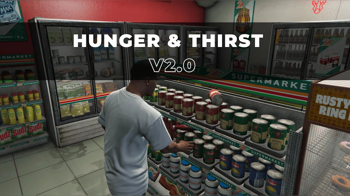 GTA 5 — Hambre y sed simples: sistema de hambre y sed