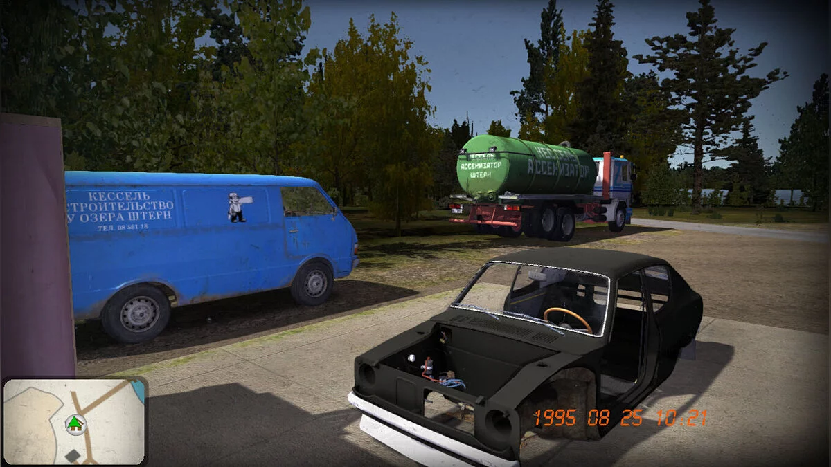 My Summer Car — The engine is assembled, more than 26k marks, there are keys to the gifu and the minivan