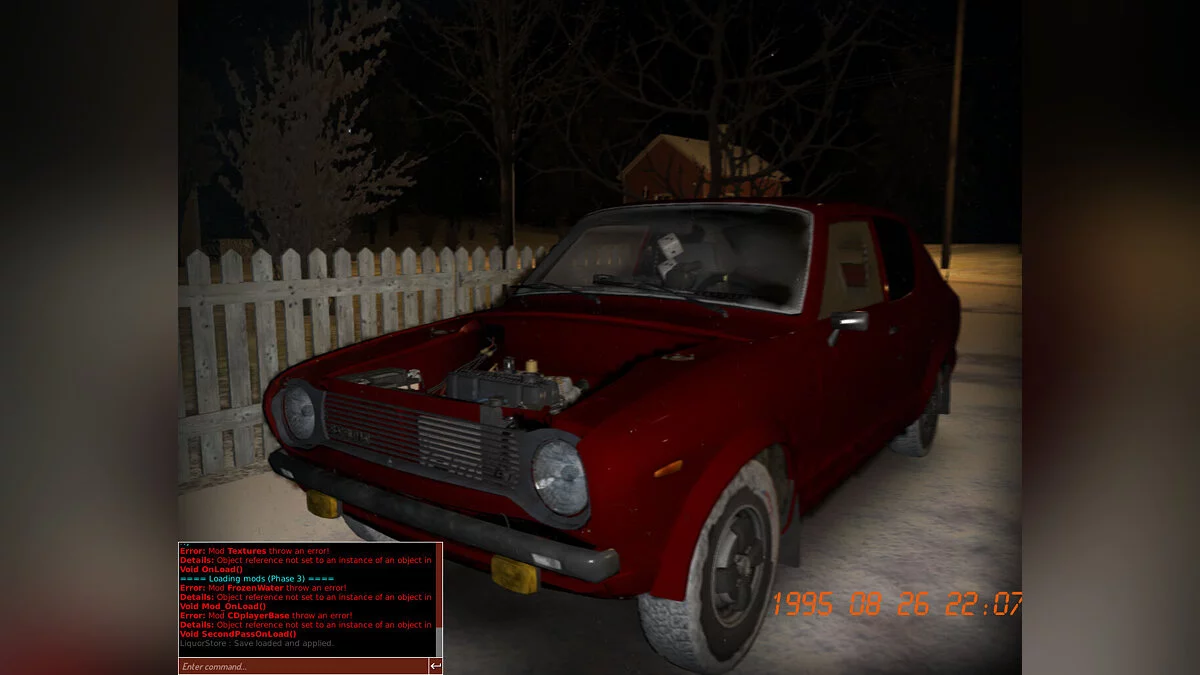 My Summer Car — Sports Satsuma, partiellement cassé