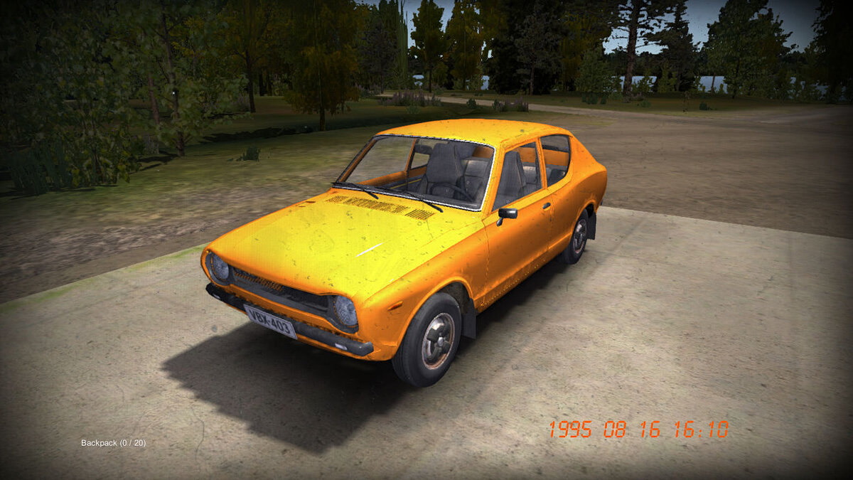 My Summer Car — Stock Satsuma, the plot is not touched, the tech has been passed. inspection