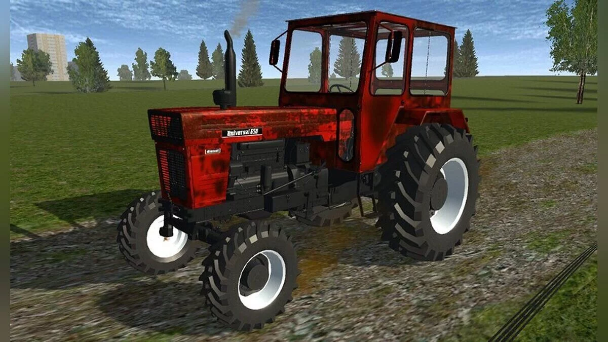 Simple Car Crash Physics Sim — Tractor universal 650