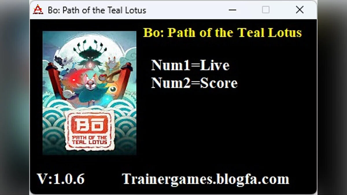 Bō: Path of the Teal Lotus — Trainer (+2) [1.0.6]