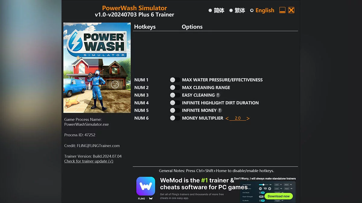 PowerWash Simulator — Entrenador (+6) [1.0 - ACTUALIZADO: 03/07/2024]