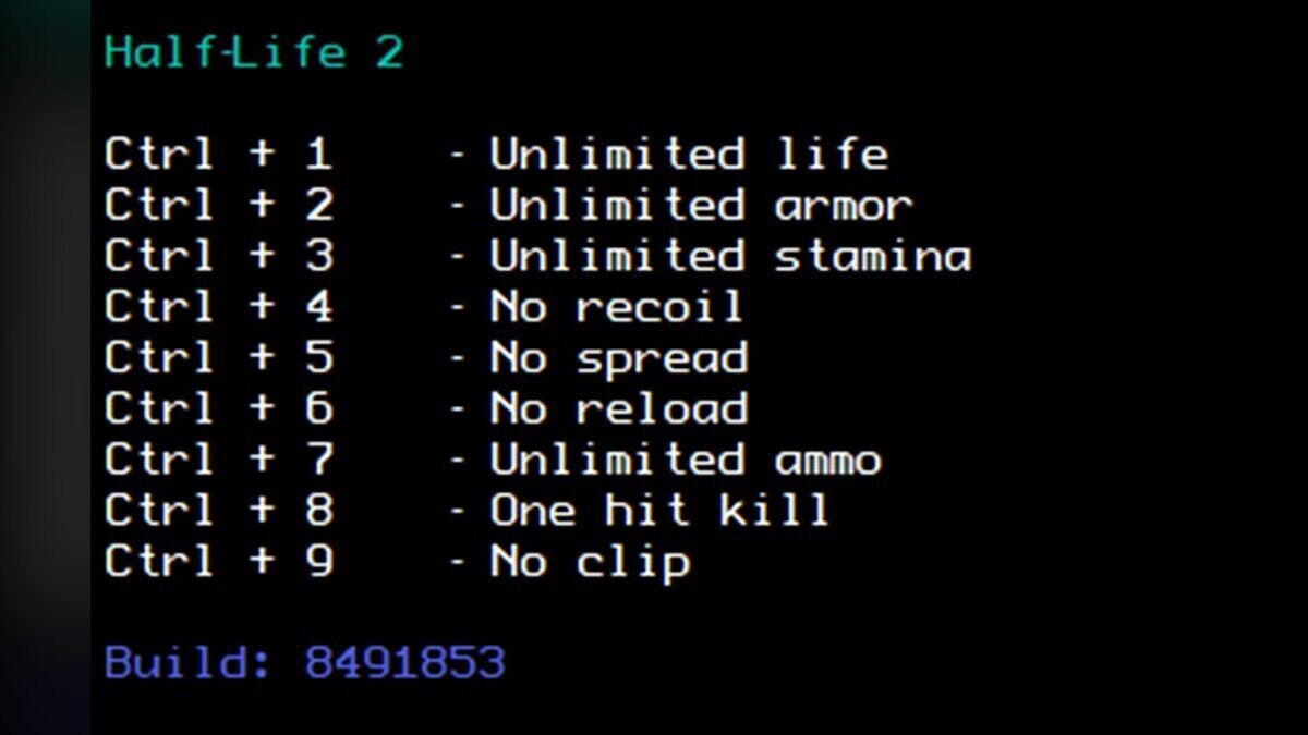 Half-Life 2 — Trainer (+9) [Upd: 07/04/2024]