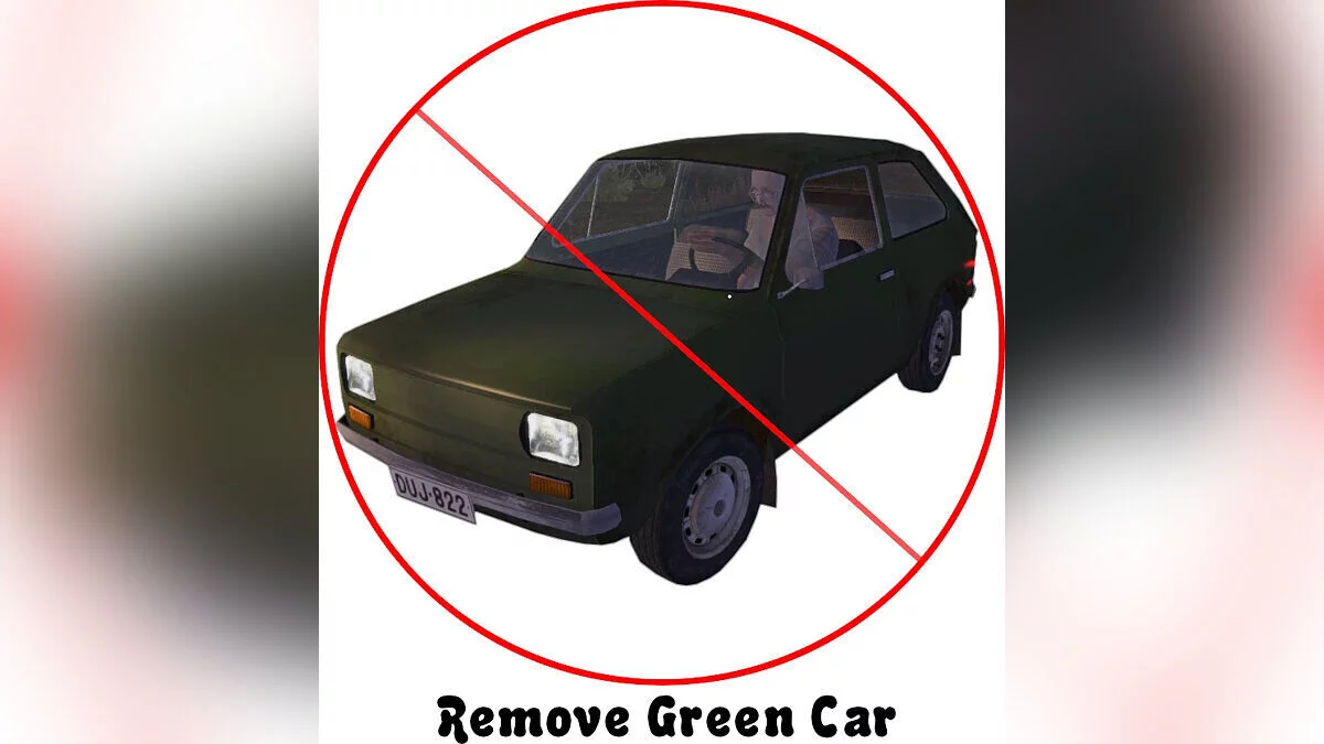 My Summer Car — Quitar coche verde