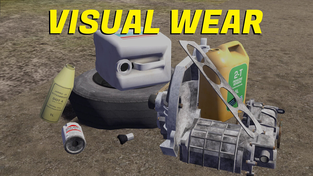 My Summer Car — Visual Wear - changing the appearance and condition of parts