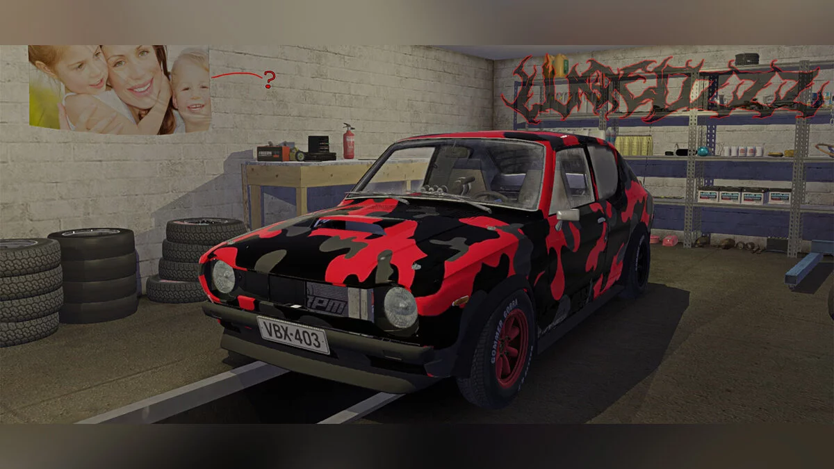 My Summer Car — Evil Satsuma, 7777 marks, full of food and parts + skin