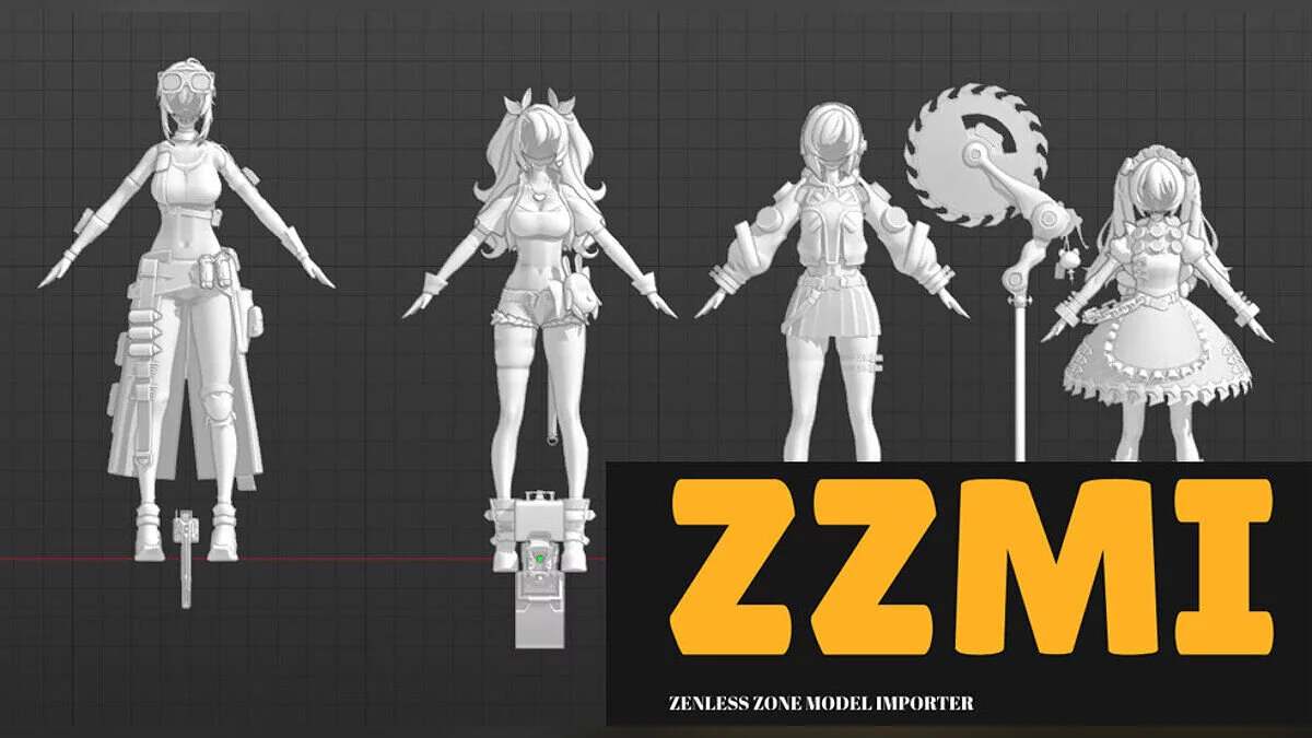 Zenless Zone Zero — ZhZHMY - Importador de modelos de zona sin cens