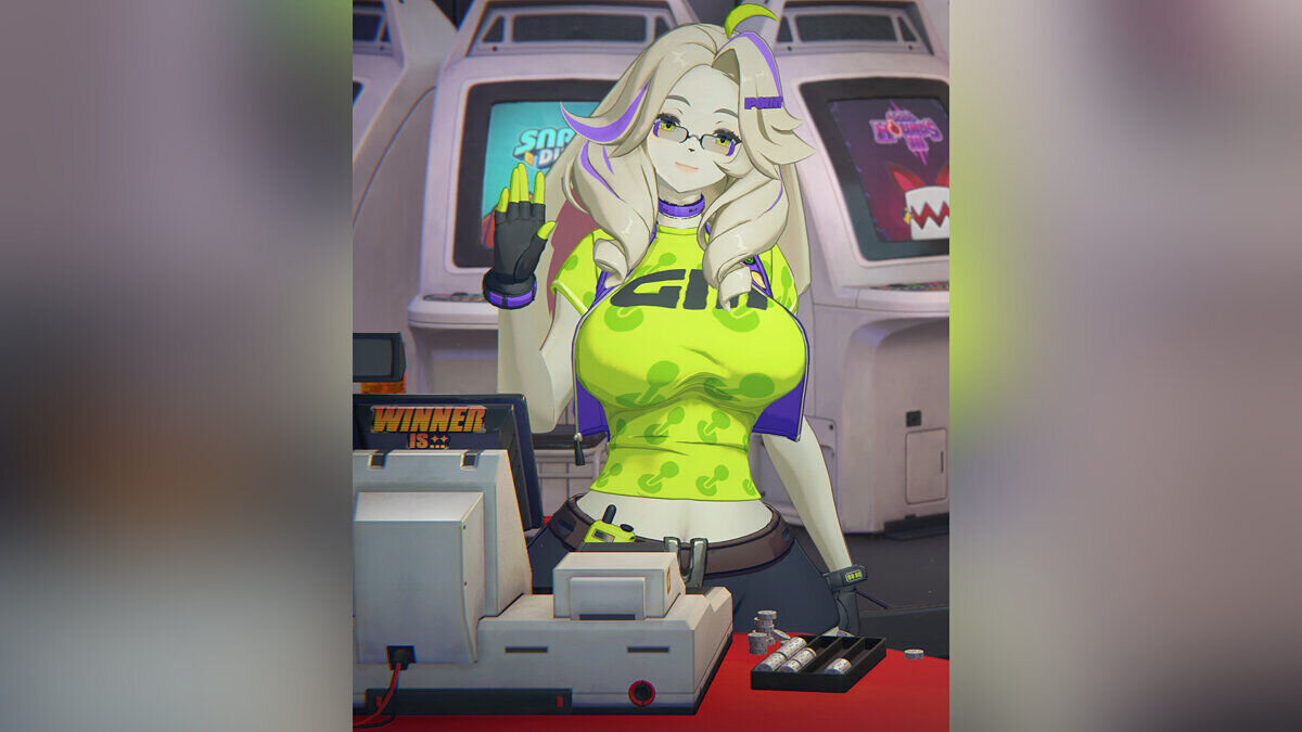 Zenless Zone Zero — Asha in a bunny costume with a big booty