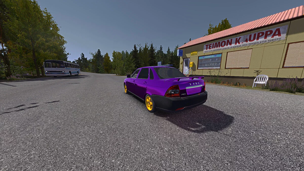 My Summer Car — Сатсума та Лада Седан баклажан