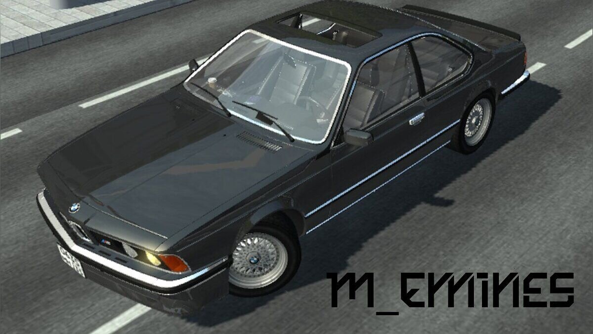 Simple Car Crash Physics Sim — BMW 635 CSI for drifting