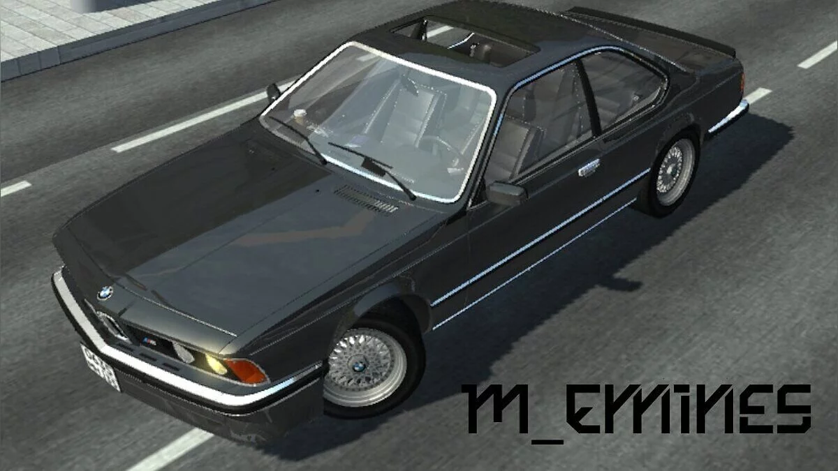 Simple Car Crash Physics Sim — BMW 635 CSI para derrapar