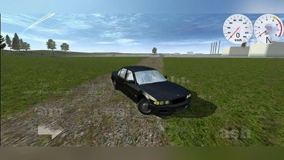 Simple Car Crash Physics Sim — BMW Е38 alpino